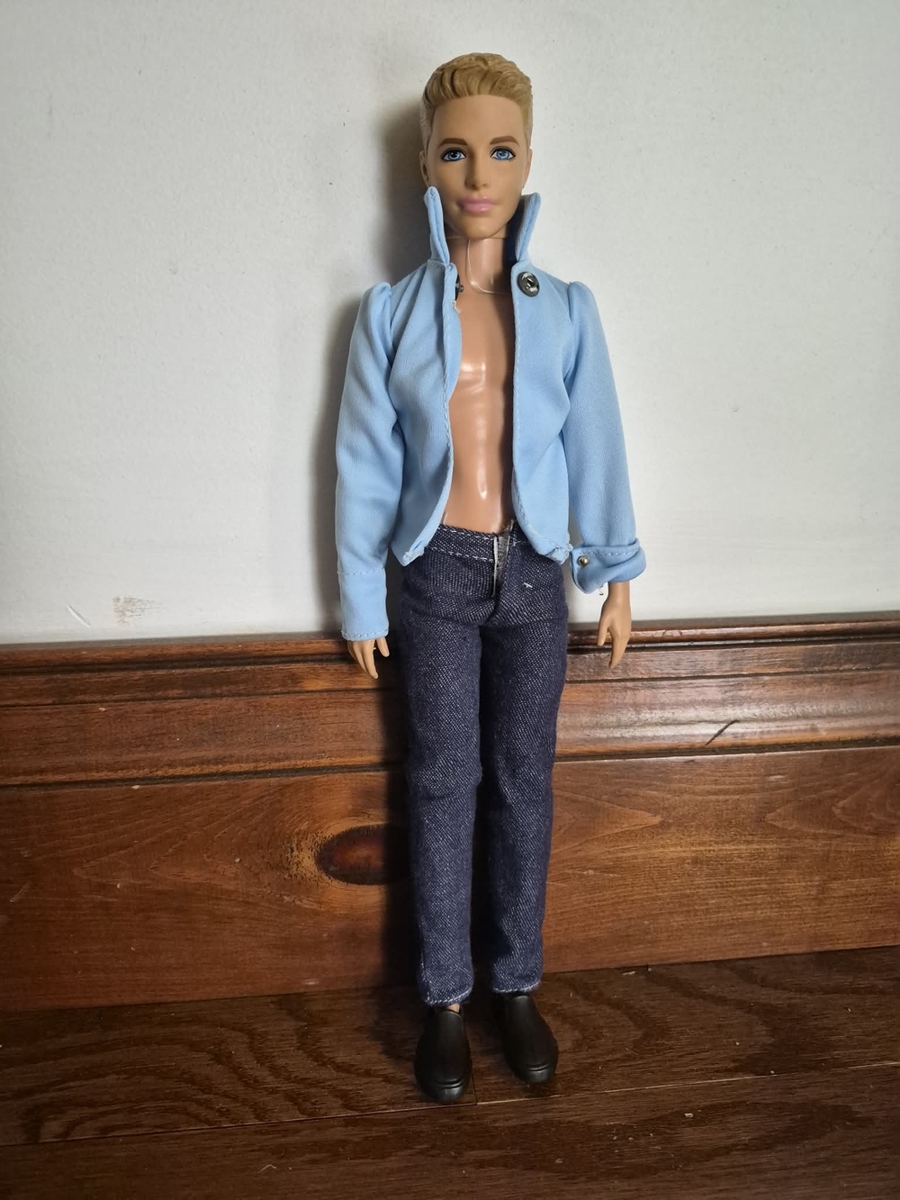 Blue Jacket & Jeans Male Fashion Doll Outfit